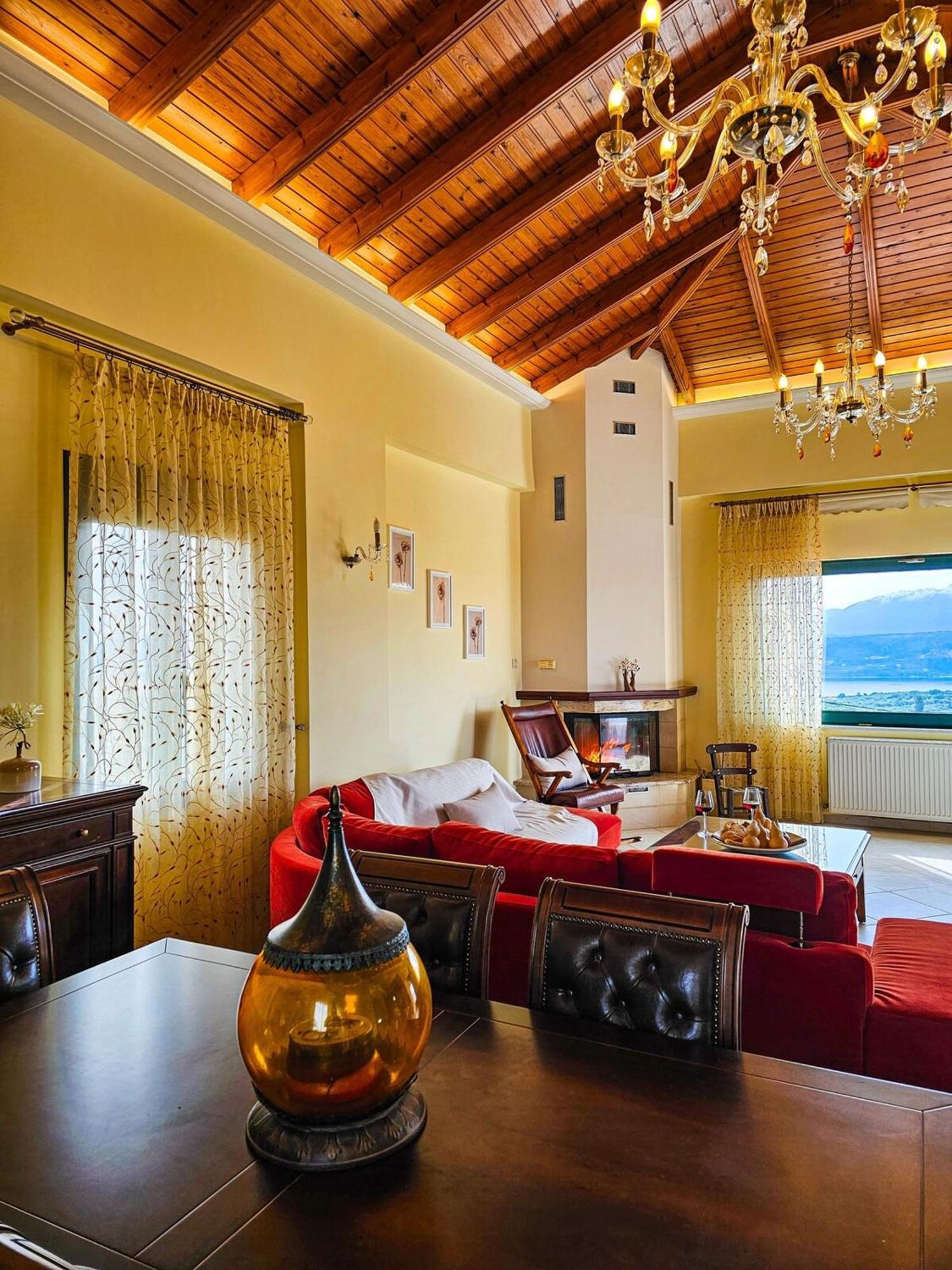 Villa Aitheras With Sea Views And Garden Stérnai Zewnętrze zdjęcie