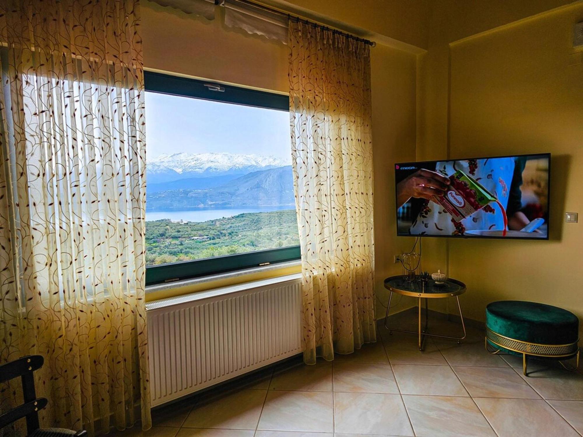 Villa Aitheras With Sea Views And Garden Stérnai Zewnętrze zdjęcie