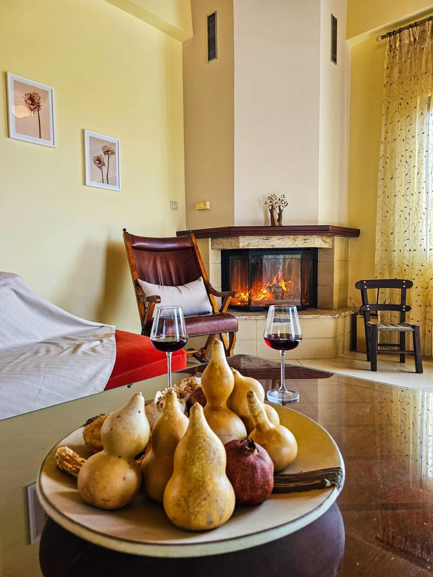 Villa Aitheras With Sea Views And Garden Stérnai Zewnętrze zdjęcie