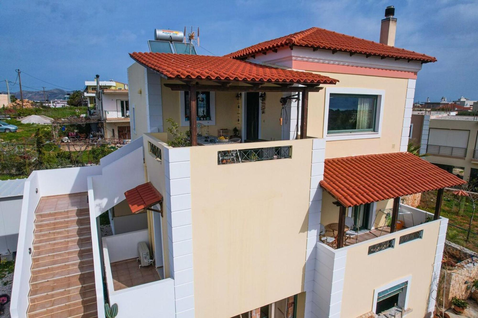 Villa Aitheras With Sea Views And Garden Stérnai Zewnętrze zdjęcie