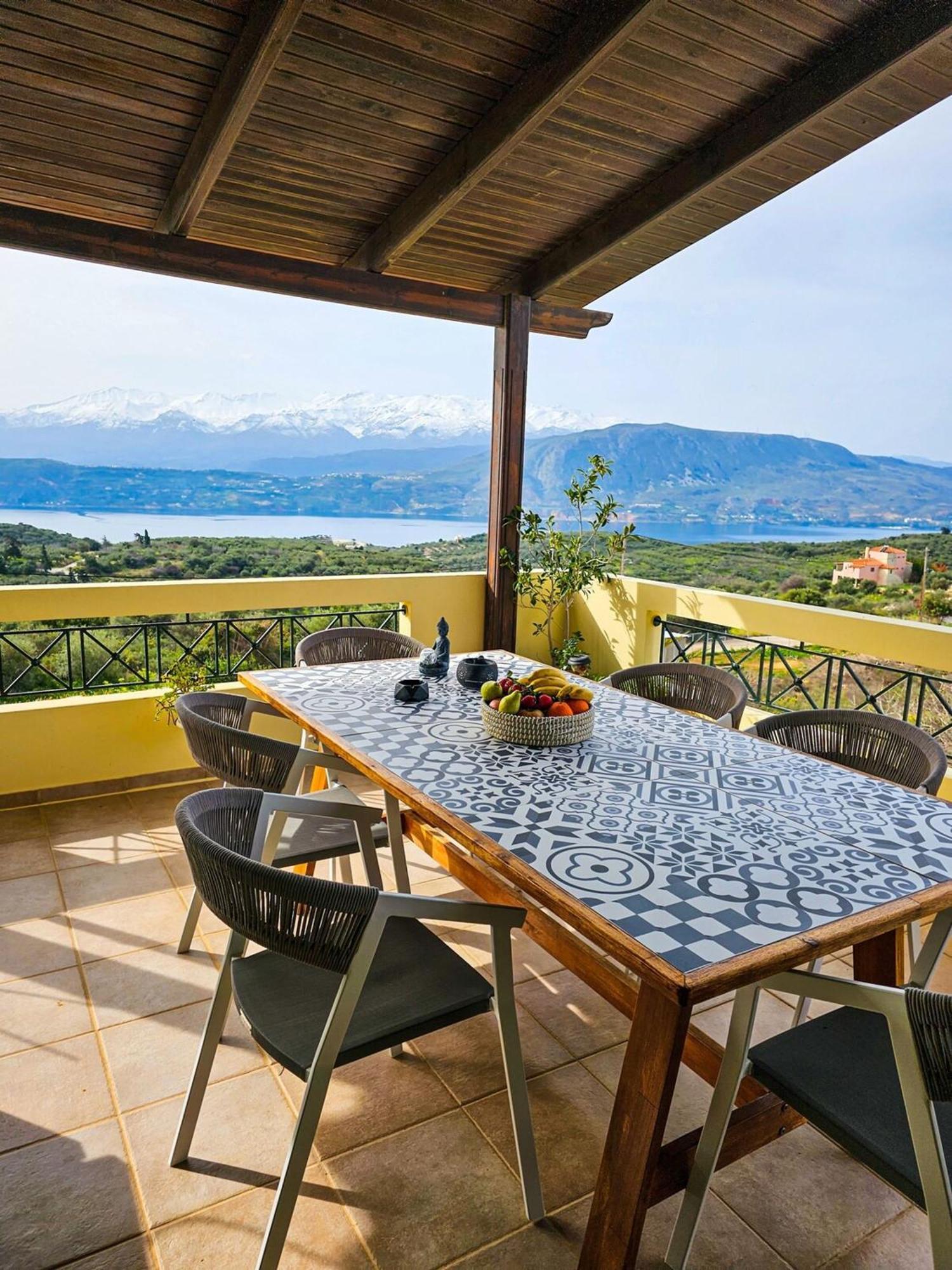 Villa Aitheras With Sea Views And Garden Stérnai Zewnętrze zdjęcie