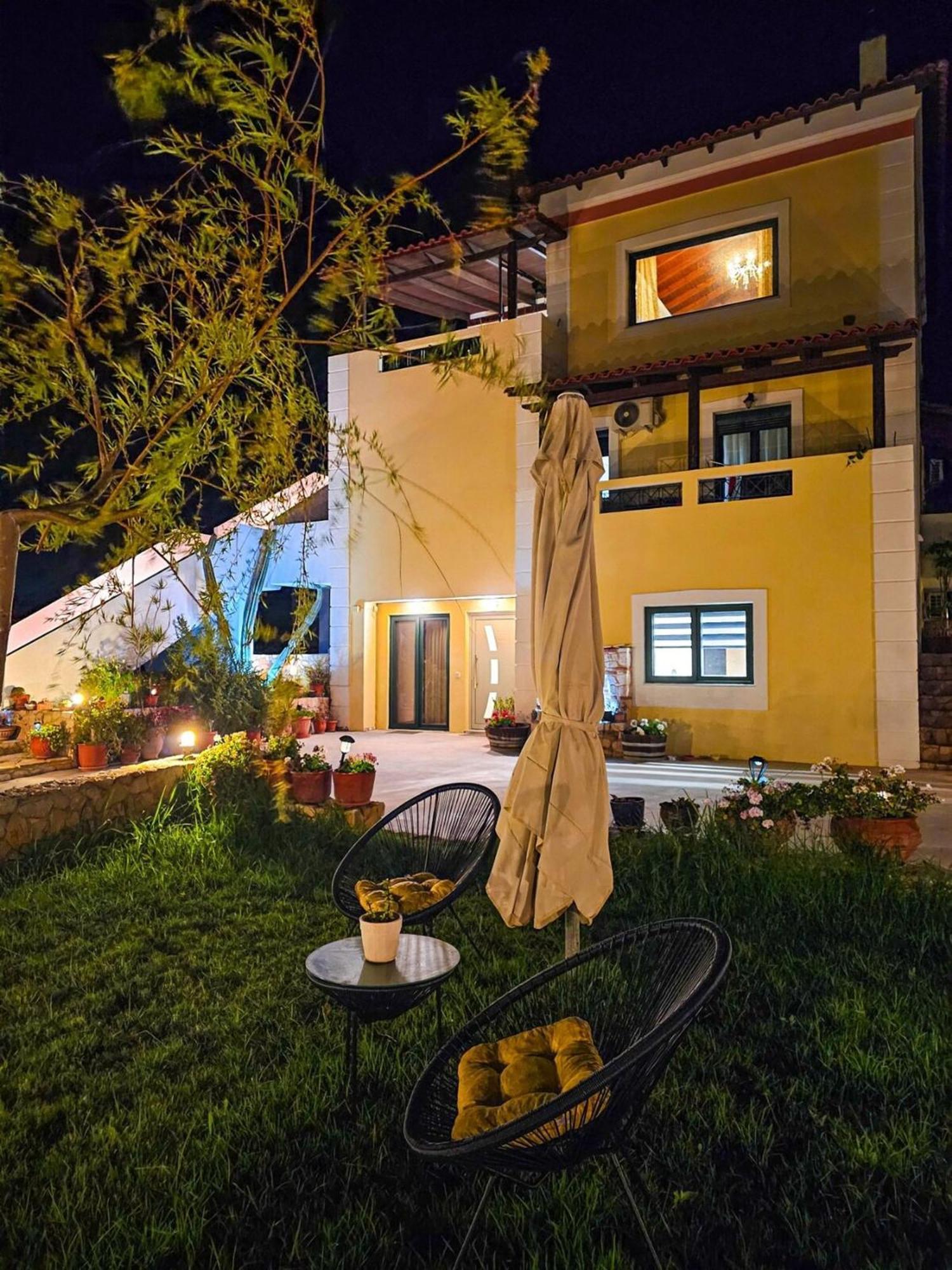 Villa Aitheras With Sea Views And Garden Stérnai Zewnętrze zdjęcie