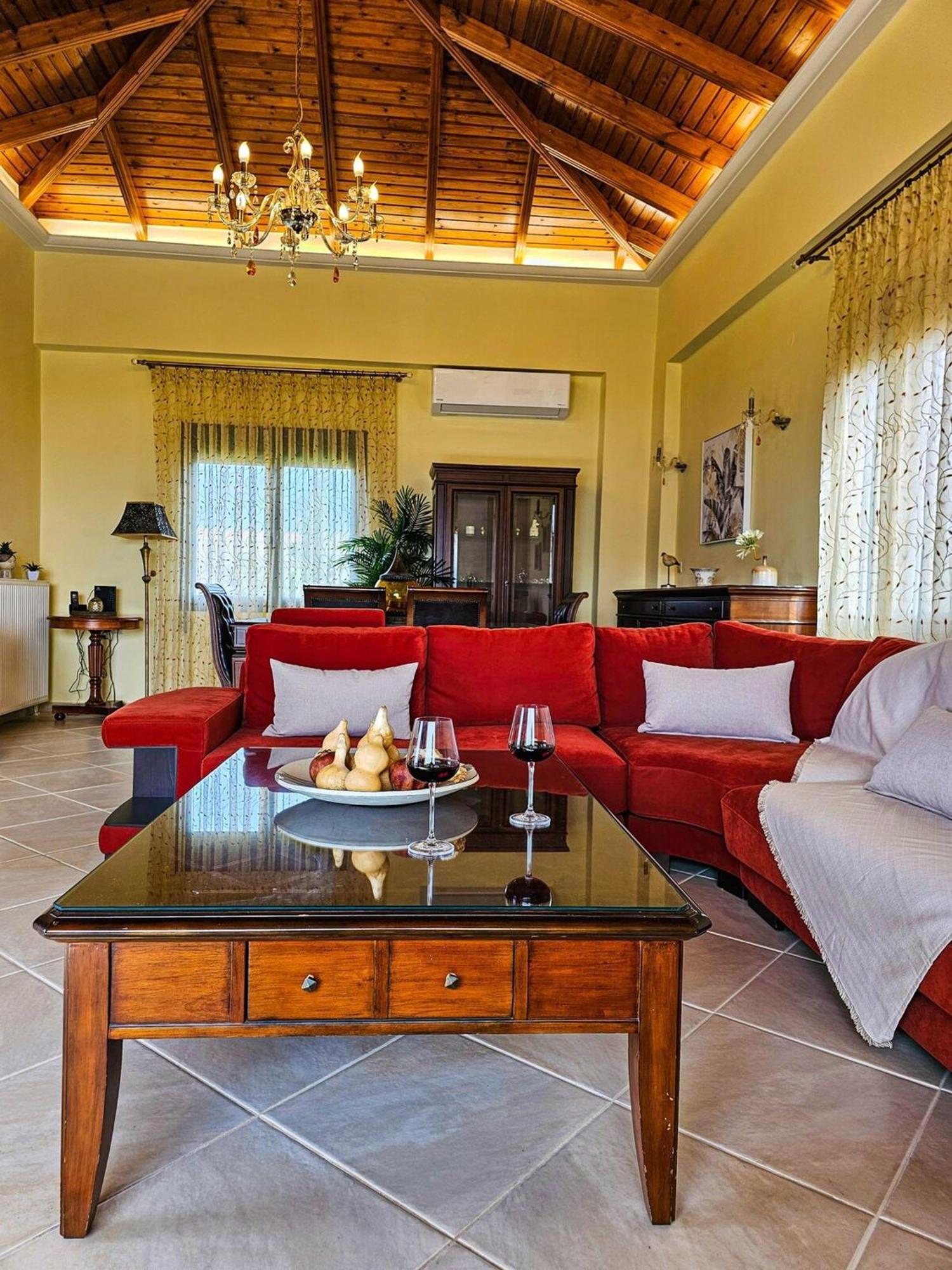 Villa Aitheras With Sea Views And Garden Stérnai Zewnętrze zdjęcie